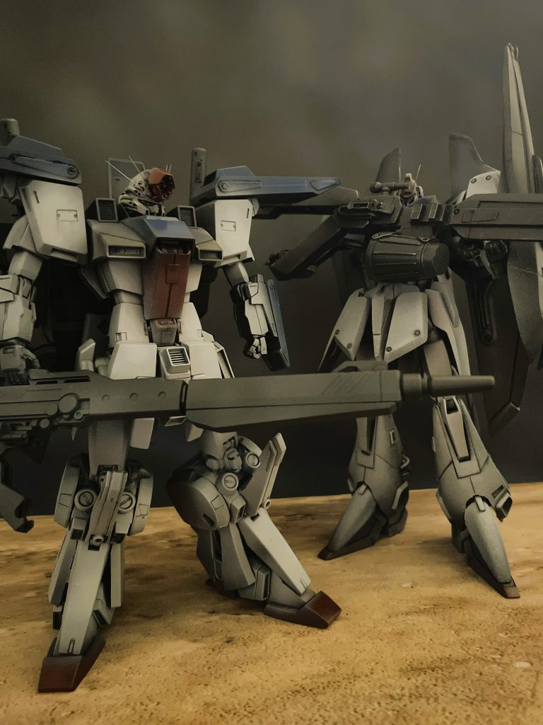 量産型Zガンダムとのツーショットです。