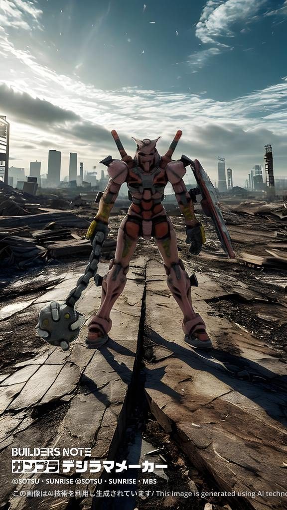 赤いガンダム（ジークアクス グミ）–7枚目/制作者：morokoshi