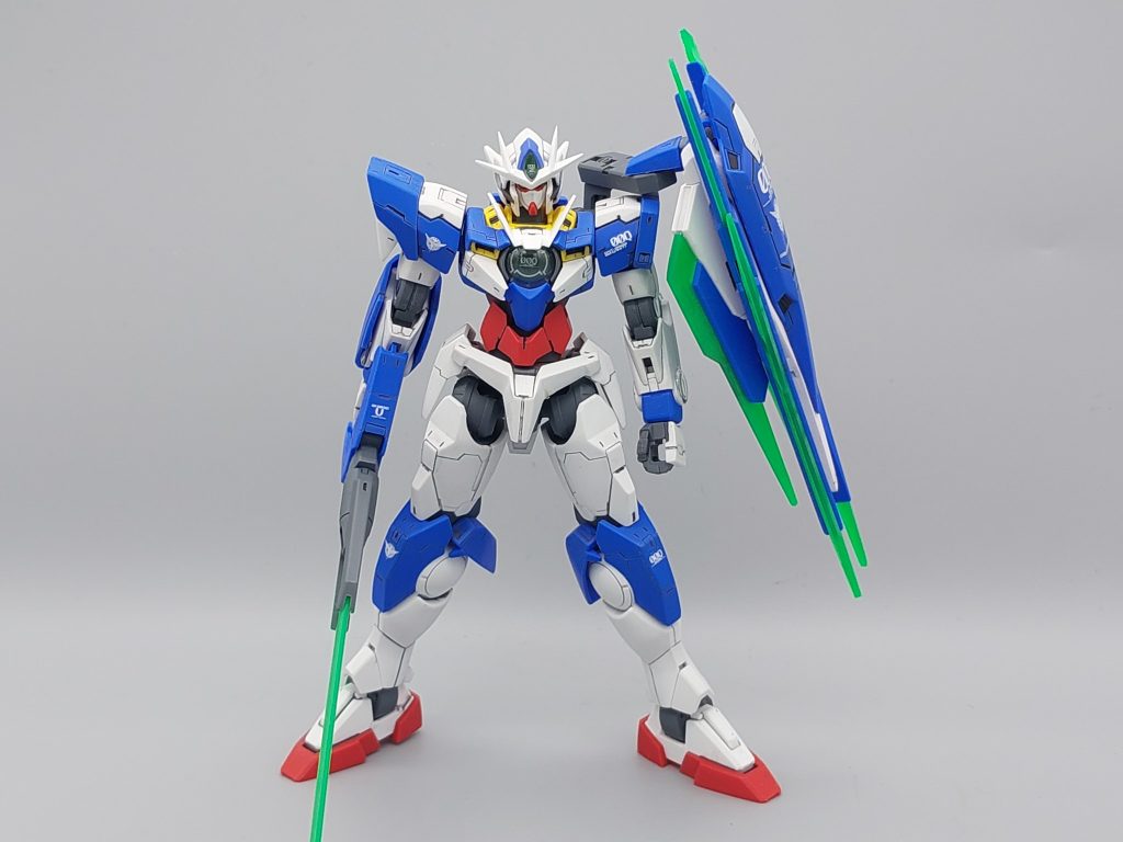 HG 1/144 ダブルオークアンタ 成形色仕上げ–5枚目/制作者：@dagored00