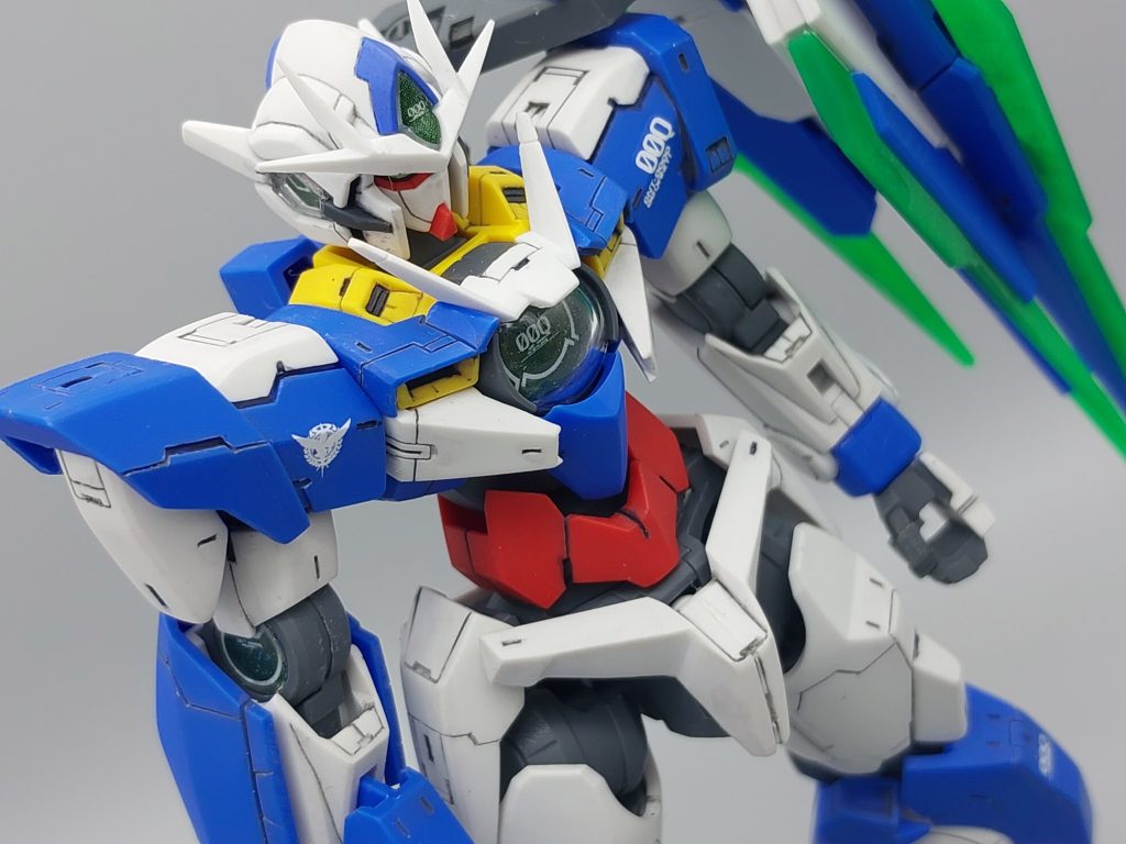 HG 1/144 ダブルオークアンタ 成形色仕上げ–6枚目/制作者：@dagored00