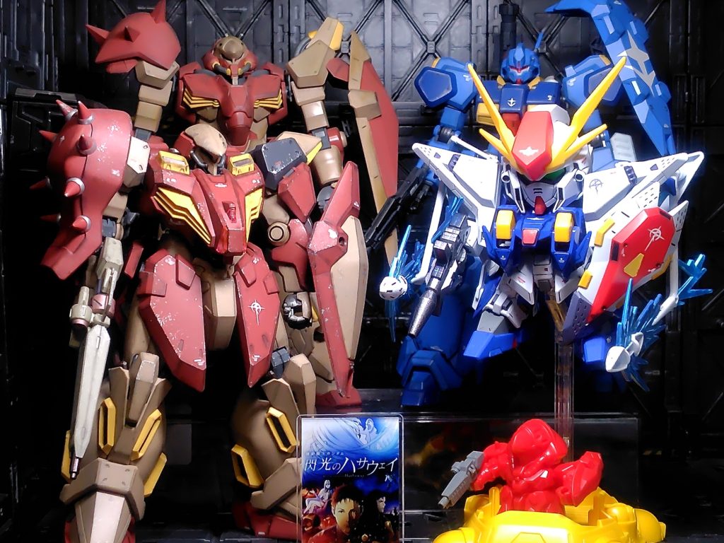 閃ハサは大型キットが多いのであまり集めてません(gundam-kao5)