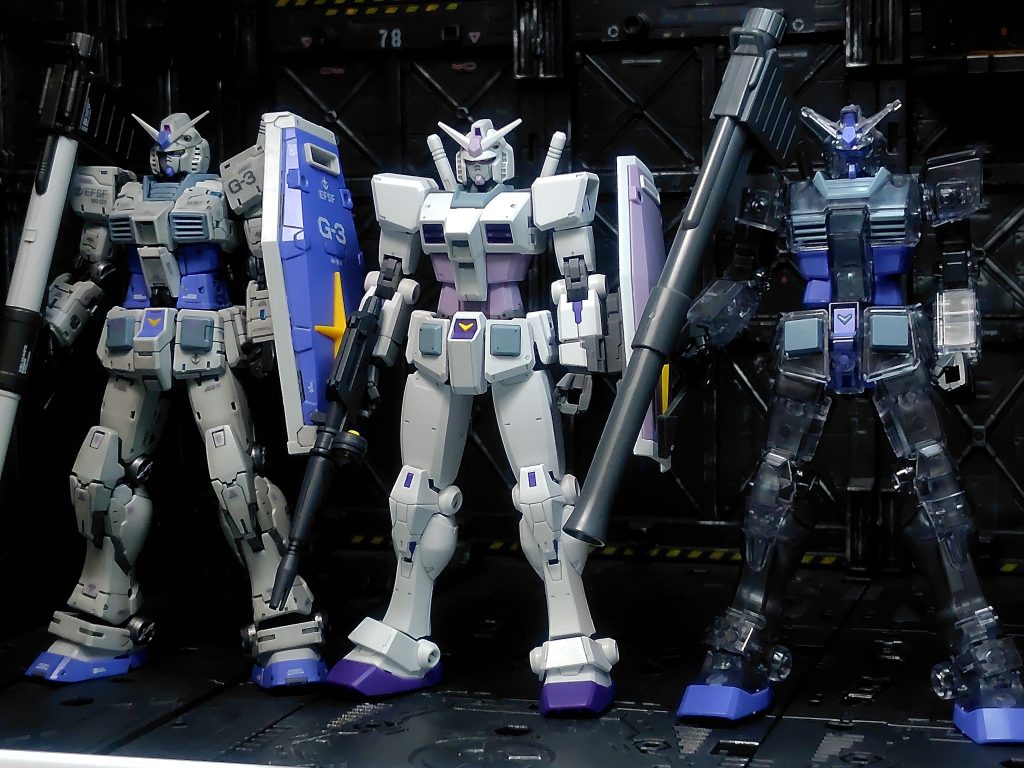 正しい色がよく分からんG-3ガンダムたち(gundam-kao2)