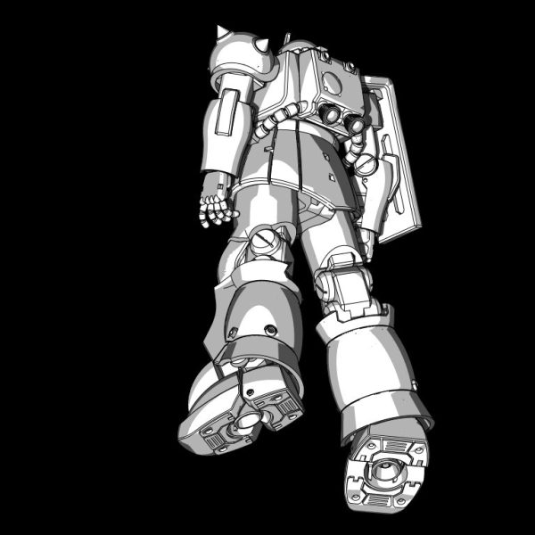 真っ最中の関節設定中にふと気付く。合理性の塊のORIGINザクキットを基本に構想していたはずなのに…次第にパーツ構造の確認参考に見ていたF2キットの延長線上に自分のザクを見ている事に気付く…？(^^;)。&nbsp;構成には共通の部分も多いが、肝になる二重関節部分等でセンチネルザクキットと違いがある。そこも作り変える予定だったけど、素直にF2ベースでギミック修正する方が単純でキットへのリスペクトも高いと感じ始めた。何でもありな3Dモデリング手法ですが、改造として公開する上での向き合い方や節度は存在し、また使い手の心掛け次第…。&nbsp;よって既に準備在庫(※)のORIGINザク群は融合がほぼ済んでいるウチのドムと将来のゲルググ用に、F2は比較的少数(笑)ですが、既に必要分は手配…以後量産は再販待ち。※どちらも財力に物言わせている訳ではなく、旧世代故の高騰前在庫と私的交換によるもの。&nbsp;ザク好きすぎてグルグル回ってバターに(古い！)…けど、これでいいかと思う。あぁ、お前遊んでんだろ？の声が聞こえる…試験立体出力の予定を遅らせてでも詰めを踏ん張る。この機体を作ってしまうとやっぱりムサイ格納庫かHLV（Heavy Launch Vehicle）欲しいなぁ…それはそれとして写真は地道な細部修正。腕周りのバランス修正と構造追加、各所ディテール検討：足回り。作業のおかずはyoutubeの『機動戦士ガンダム THE ORIGIN 誕生 赤い彗星』予告3映像(笑)山崎氏の曲がアガる。少しは具が詰まってきているの…こんなもんじゃ伝わらんよなぁ～(^^;)続く。&nbsp;（5枚目）