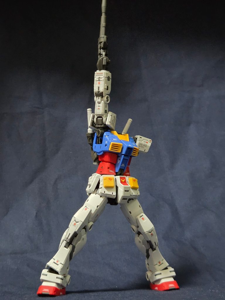 RX-78といったらラストシューティング！バッチリ決まったかな？&nbsp;