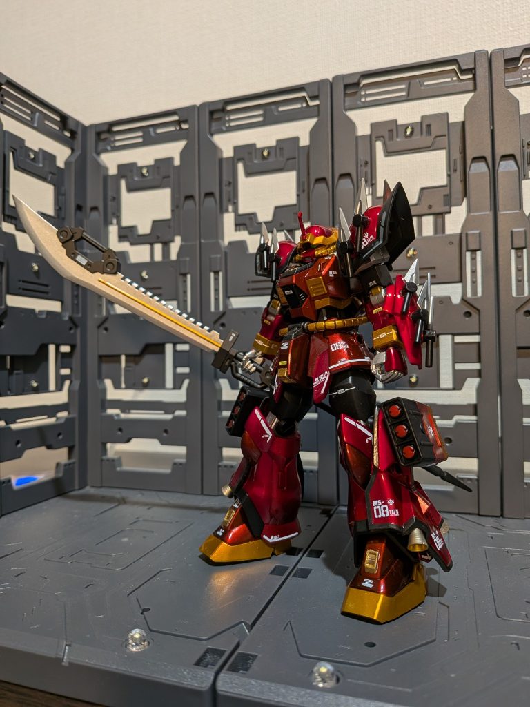 武器が大きくて強そうで自分のイフリート（大火力）のイメージになっていい感じです。