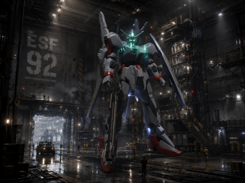 RE/100 ガンダムMkIII LED組込–3枚目/制作者：福田 義康