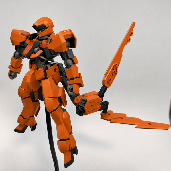 グレイズのキットを見た時に、脚部がスレイプニールだなぁ、と感じました。ア◯ドノアゼロ、好きだったんですよねー。他の方々もグレイズで再現されていらっしゃるので、参考にしつつ、頑張ってみたいと思います。イメージするために下記写真は生成AIに、仮塗りをお願いしました。まだ考えているパーツがあるため、また再度進捗をアップできたら、と思っています。追記7/7、　ポリパテでスレイプニールっぽい頭部を作りました。（2枚目）