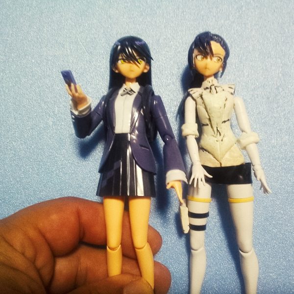 ニャアンの製作スピードアップの為にフェイスパーツをなんちゃって筆塗りデス😁（5枚目）