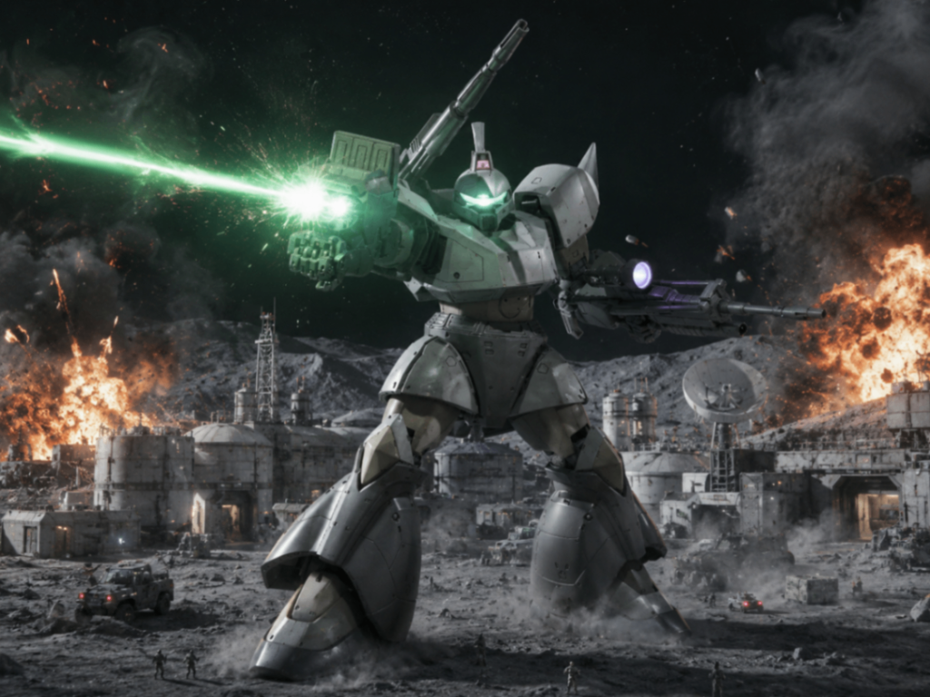 MG ゲルググキャノン LED組込み–5枚目/制作者：福田 義康