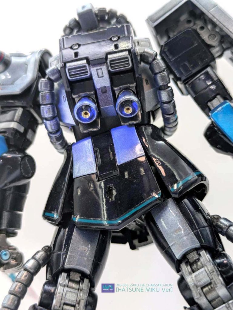 バーニアにはメタルパーツ装着