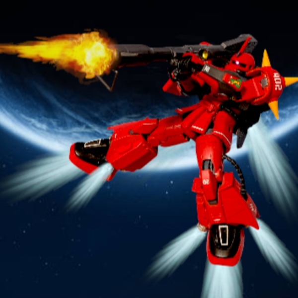 HG MSD MS-06R-2 ジョニー・ライデン専用ザク　（水性アクリルマーカー全塗装）
