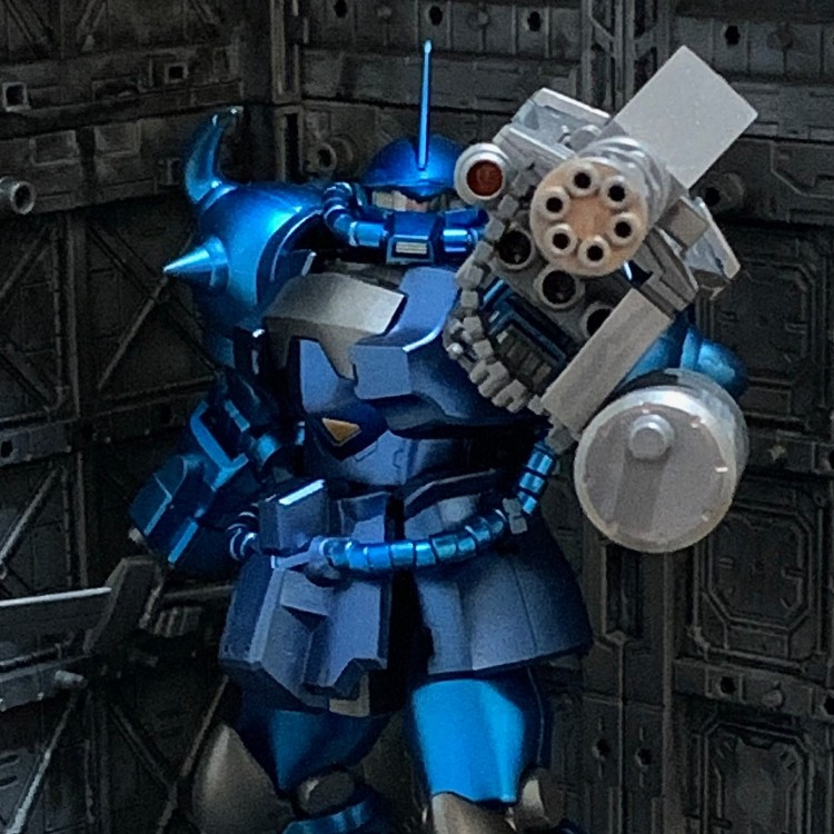 MGグフカスタム キャンディ塗装｜ドラドラさんのガンプラ作品｜GUNSTA