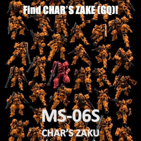 MS-06S HG CHAR’S ZAKU(GQ)