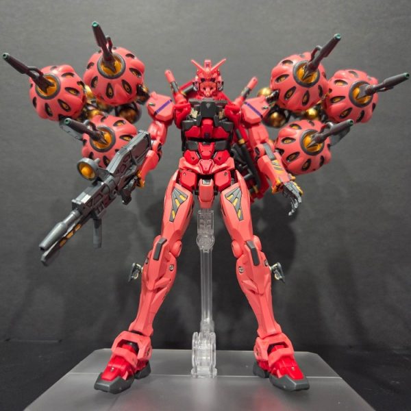 赤いガンダム　部分塗装