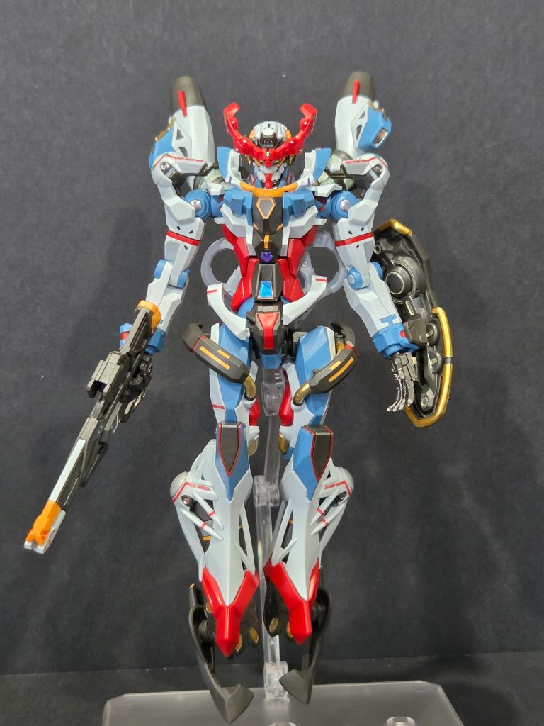 ジークアクスという作品ならではのモビルスーツはカラフルで繊細さがあって、とても良いガンプラでした😊