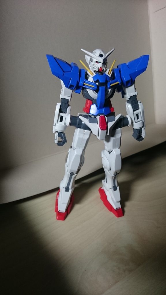 そしてガンダムOOのアニメが始まった時に初めてHGやMGに手をつけました！その当時の写真がないためリペアIIで代用します。