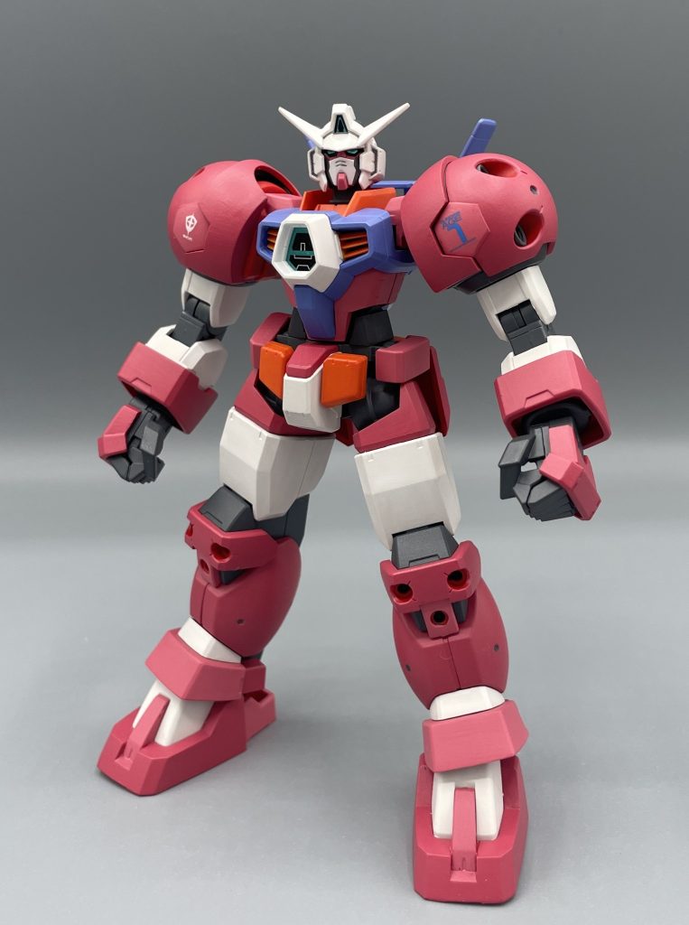 [ AGE-1T ] &nbsp;GUNDAM AGE-1 TITUS　機動戦士ガンダムAGEのフリット編主人公機、ガンダムAGE-1。　AGE-1は、「AGEシステム」によって、戦況に応じた武器やウェアを生成します。ドラえもん的なビックリどっきりメカですね。　このフォームになったAGE-1はタイタスと呼ばれます。巨躯な姿から、巨人がモチーフかと思いましたが、巨人ならタイタンですものね。あえてタイタスにしたのには、特別な意味があるのかしらん🤔💡