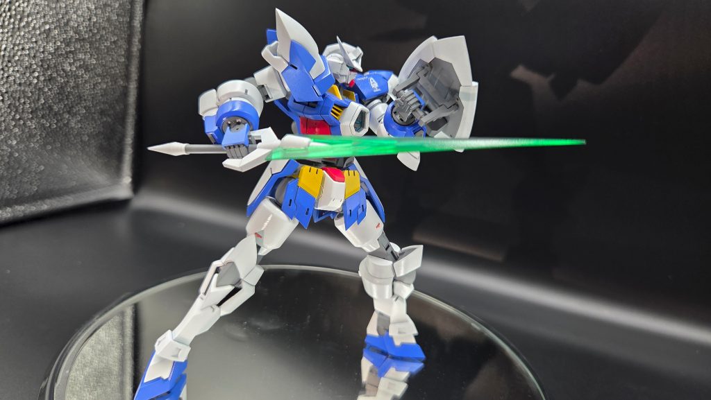 シールドはグリップ部分をしっかり持たせられます。