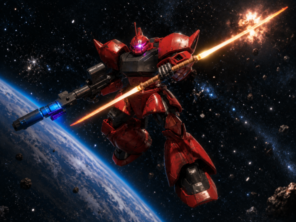 MG ゲルググ ジョニー・ライデン専用 LED組込み–8枚目/制作者：福田 義康
