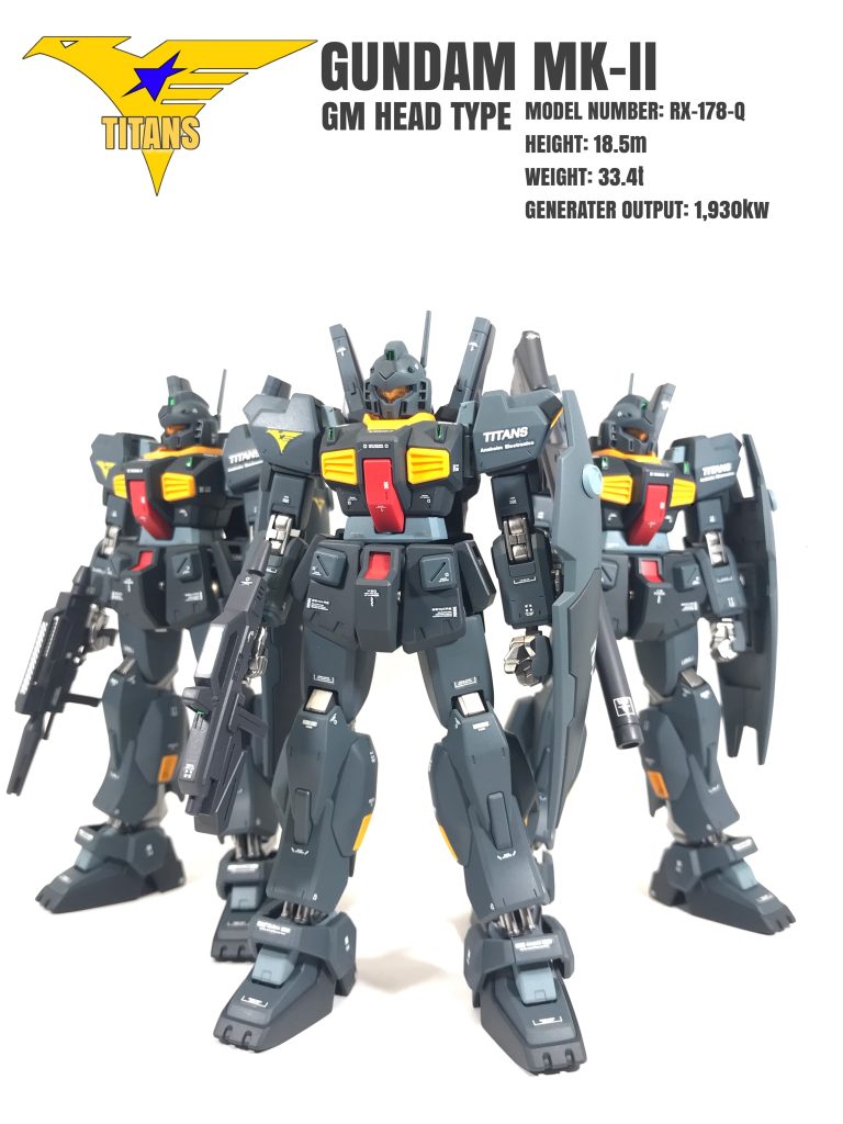 ティターンズ所属　ガンダムマークⅡ（ジムヘッドタイプ）
