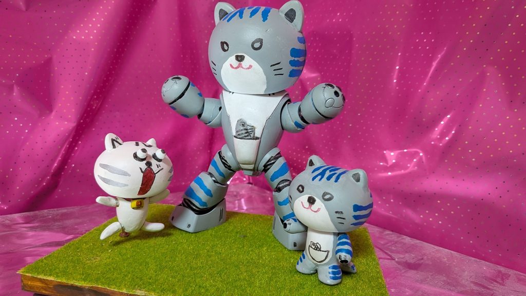 サバトラななちゃんとベルにゃん