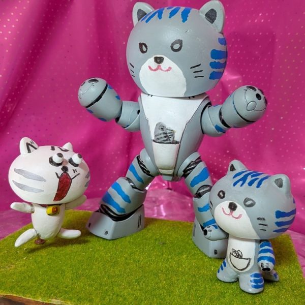 サバトラななちゃんとベルにゃん