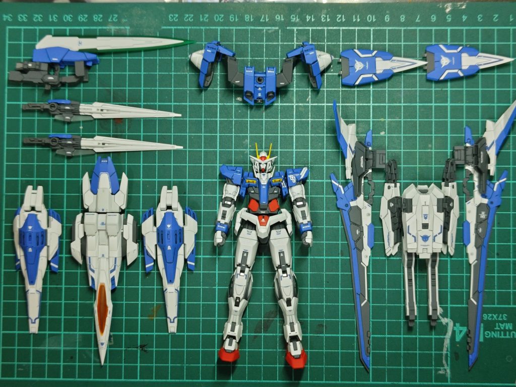 スミ入れのデカール貼り付け②