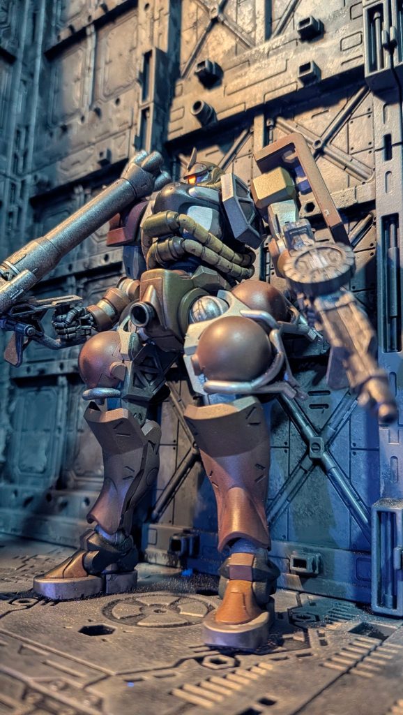 GQザク　§迷彩シリーズ02–2枚目/制作者：Mio キャンプ場＆ガンプラ