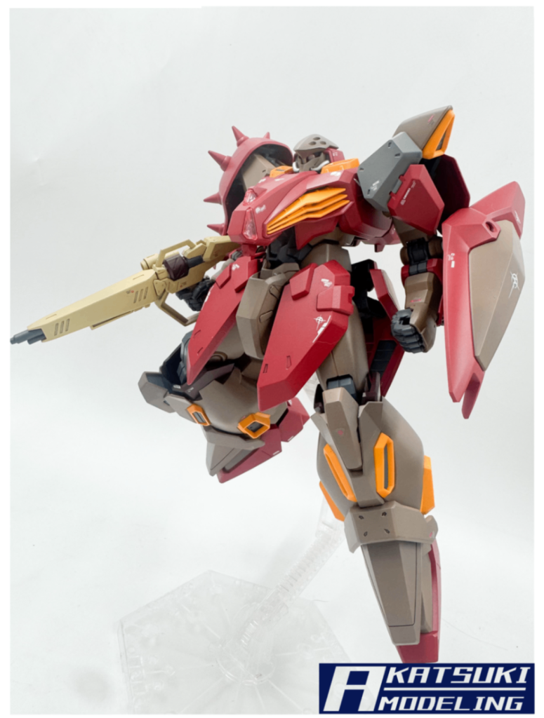 HG 1/144 Me02R-M01メッサーM01型(ガウマン機)–2枚目/制作者：アカツキモデリング