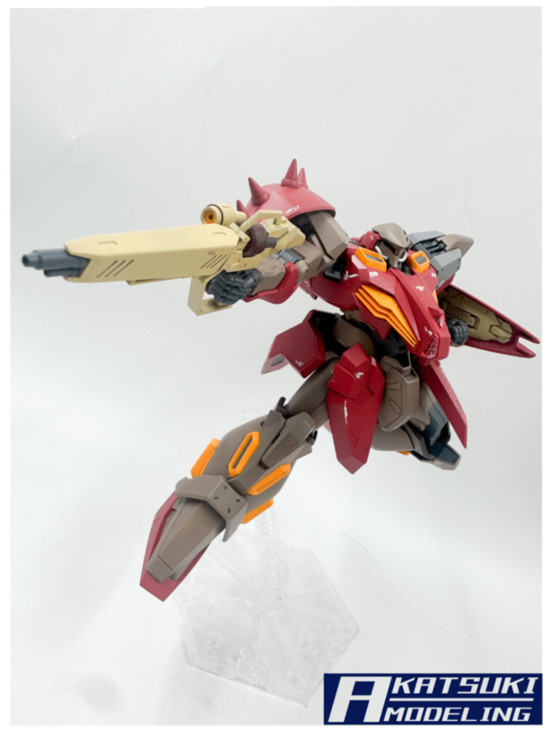 HG 1/144 Me02R-M01メッサーM01型(ガウマン機)–3枚目/制作者：アカツキモデリング