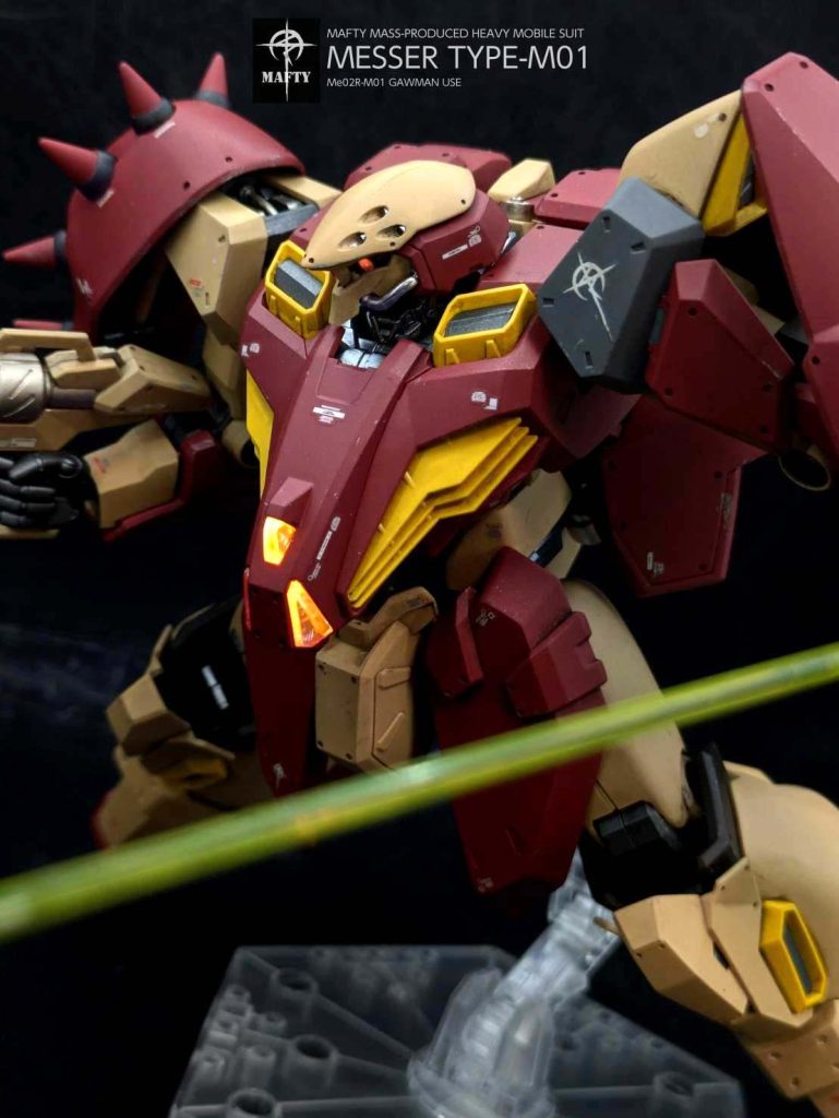 メッサーM01型（ガウマン機）軽めのウェザリング仕上げ–6枚目/制作者：しうまい