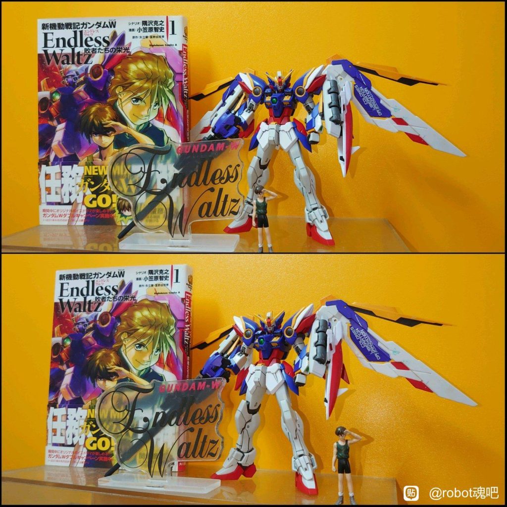ROBOT魂•ウイングガンダム•EW•アーリーカラー–7枚目/制作者：risuisei