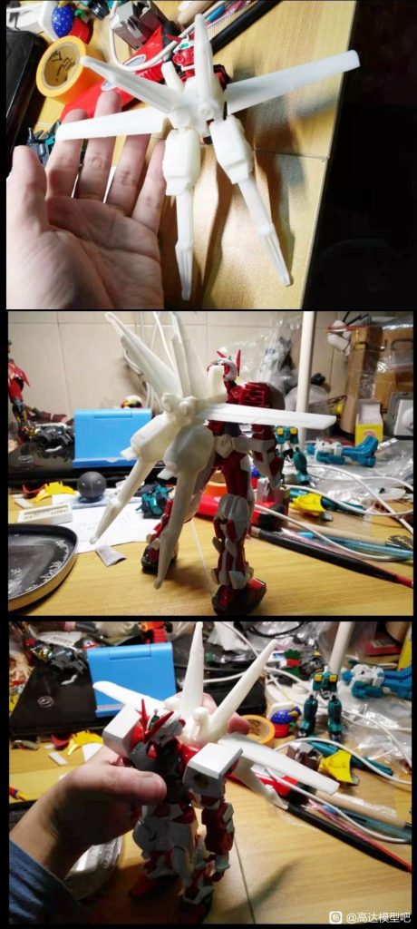 CE•1/100•ガンダムアストレイレッドフレーム•フライトユニット–7枚目/制作者：risuisei