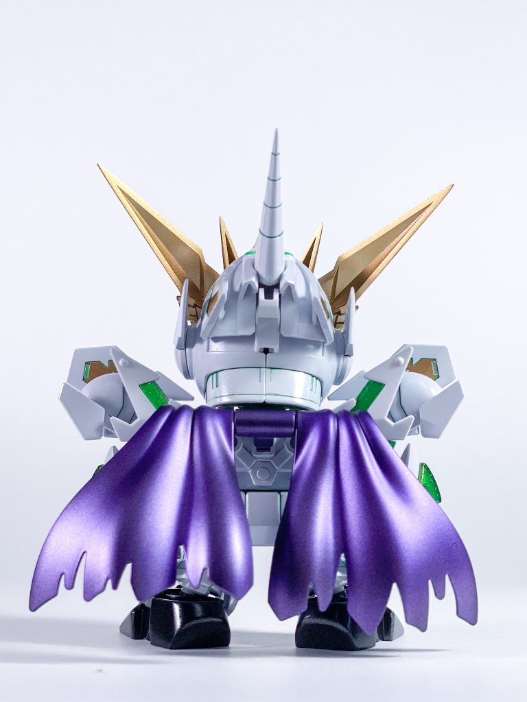 背面マントはクレオス&nbsp;GXメタルパープルにガイアEXセミグロスクリアプレミアムを。ちょっとベルベット的な感じを狙ってます。
