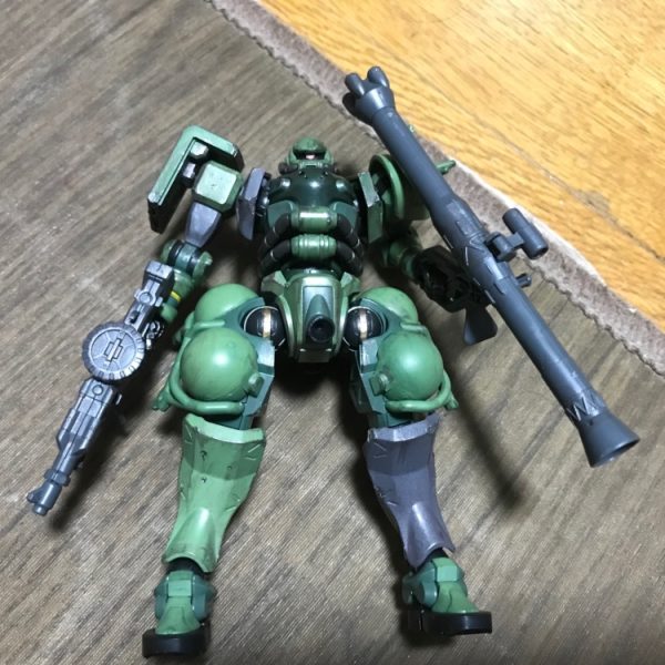 進捗　下半身とウェザリング