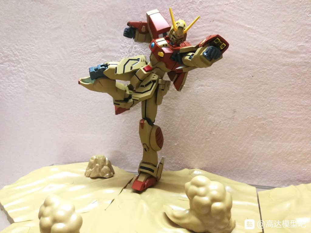 ROBOT魂•シャイニングガンダム•砂漠仕様–8枚目/制作者：risuisei