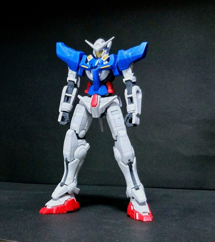 軽くプロポーション調整と全体に多めのスジ彫り加工。