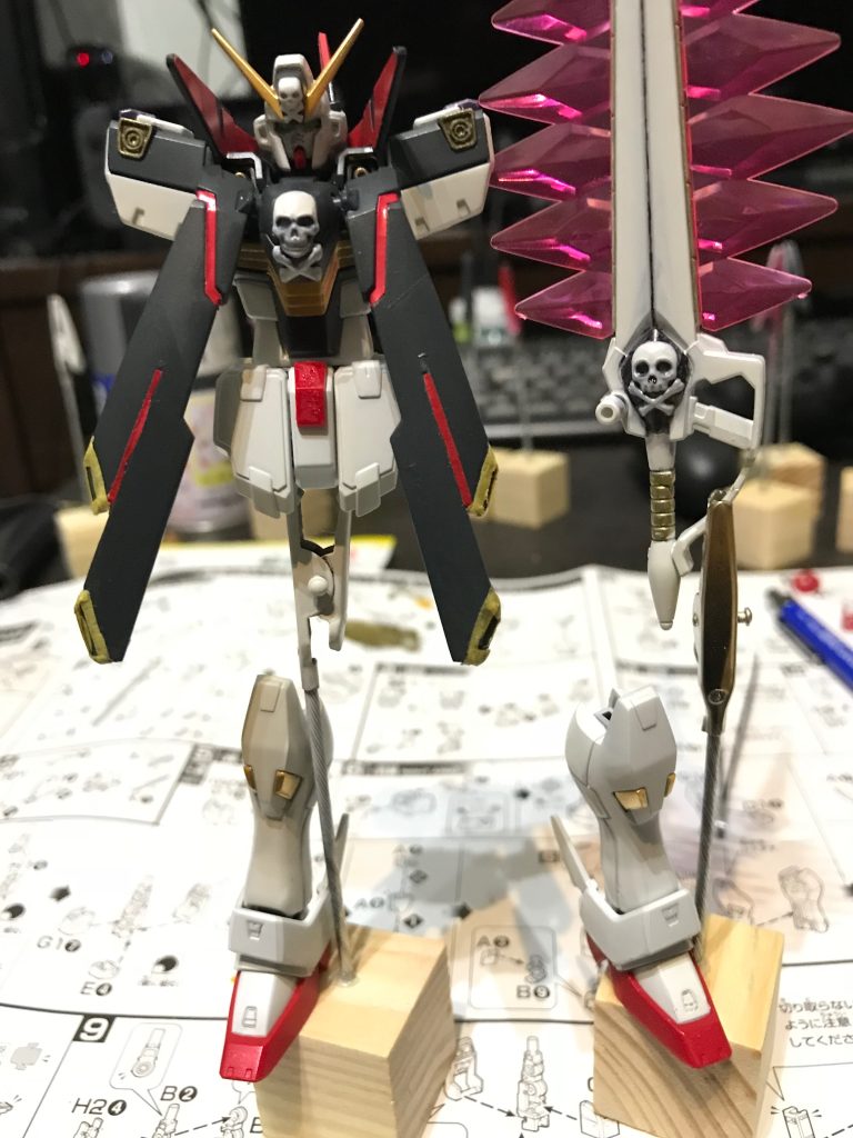 細かいところはちまちま筆塗りしました