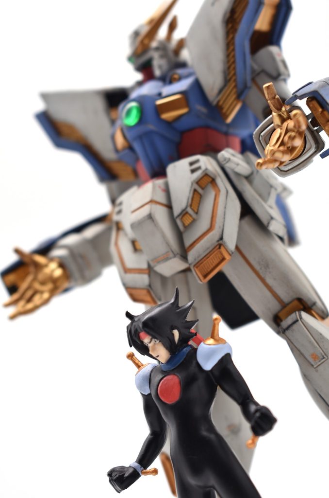 モビルファイターと一心同体っぽく。