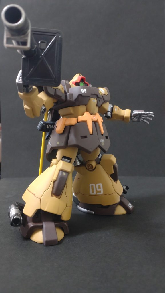 HGドムトローペン【筆塗り全塗装】–5枚目/制作者：一筆奏上