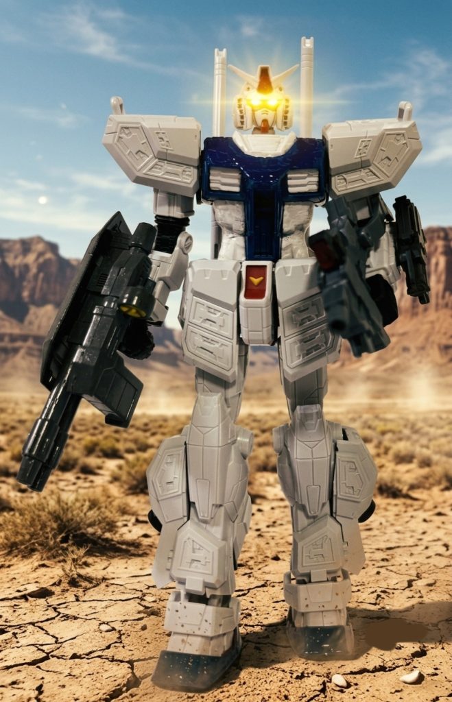 ガンダム顔で相手を威圧するぞ！！