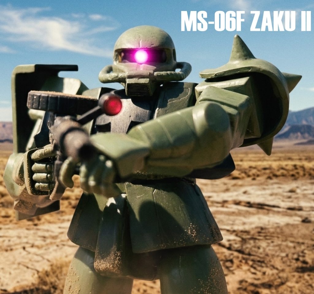 【旧キット改造】量産型ザクII（MSVザクマインレイヤーの本体）。