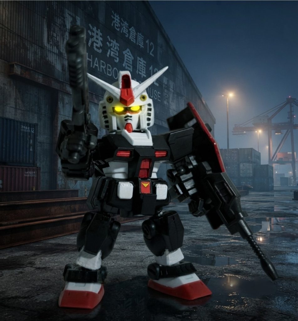 ちなみにショットガンはタカの乗るプロトタイプガンダムの武器になったとさ。次回もお楽しみに(gundam-kao2)