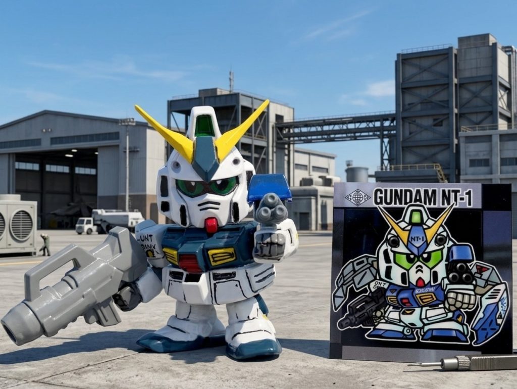 【BB戦士改造】ガンダムNT-1アレックス再び。