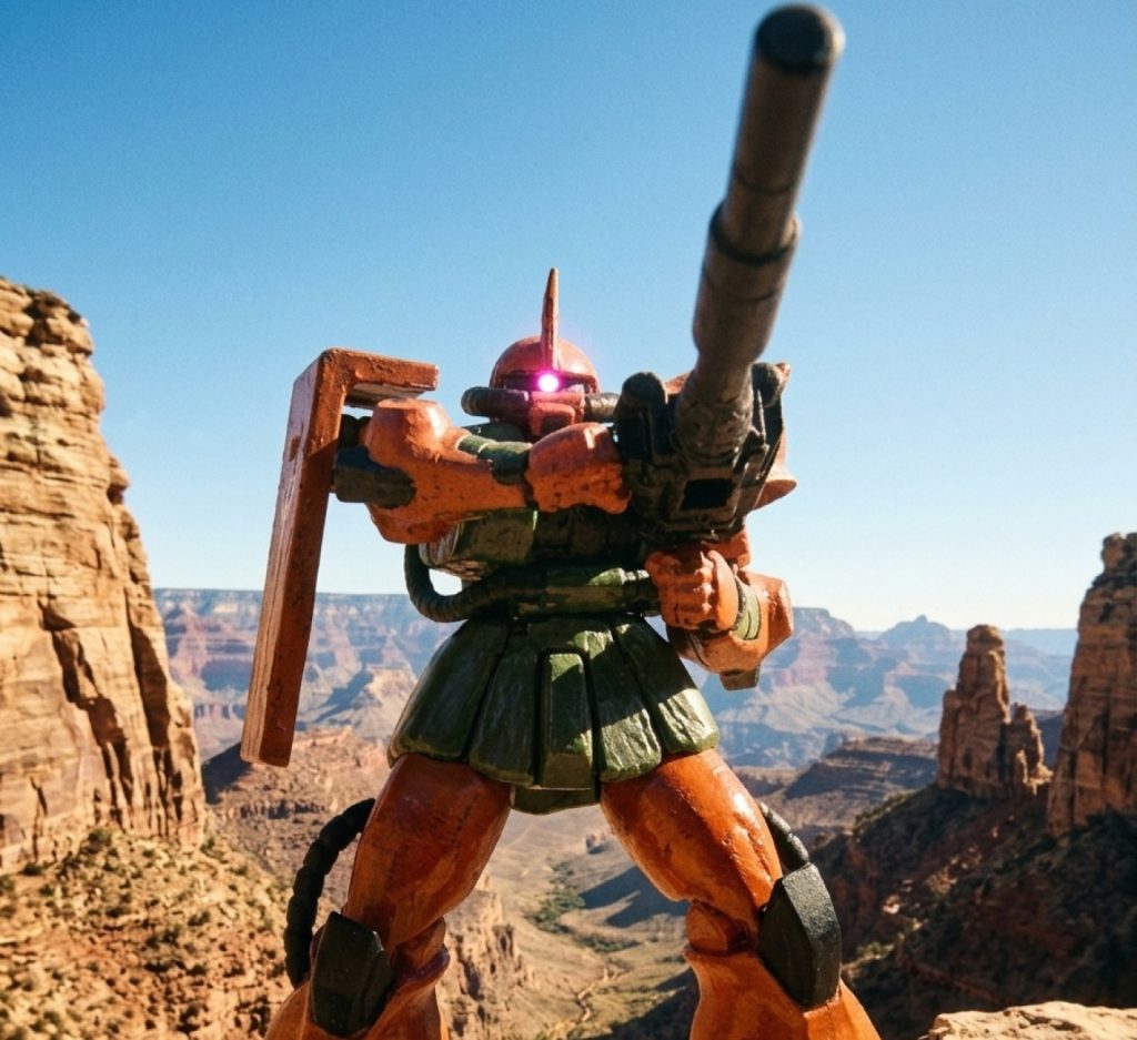 ガンスタ開設10周年記念の祝砲を放て！！これからもよろしくお願いします(gundam-kao8)