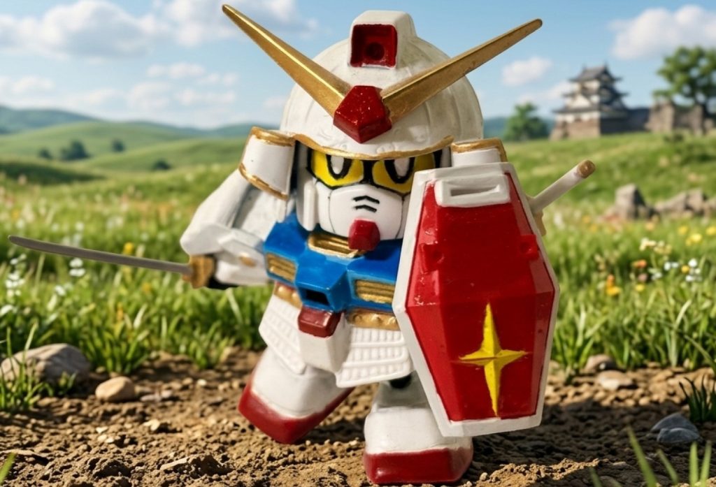 (gundam-kao1)今更だけど、「白い鎧」を着た武者（とゆうか戦国武将？）って現実にいるのかなぁ？