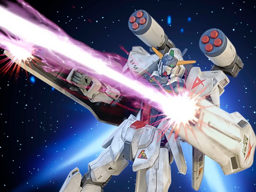 バインダーシールド砲撃時はこんなかんじ。