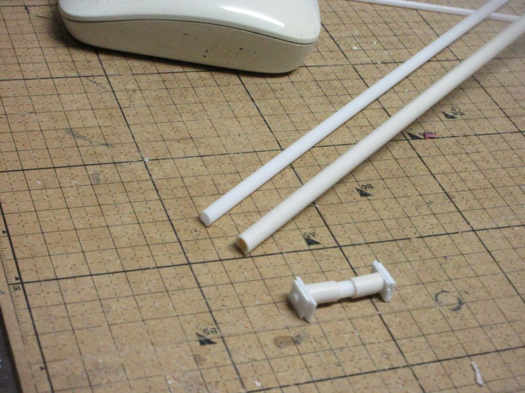 パイプ材でプロペラントタンク作るのが楽しかった。ザクシールドと並んで、自分の得意分野にしていきたいと思います。&nbsp;