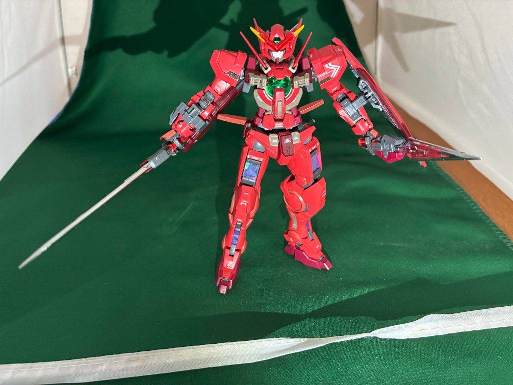 ショートブレイドとロングブレイドプロトGNサーベルと合わせて今回刀身が銀メッキパーツになっているのが地味に嬉しい