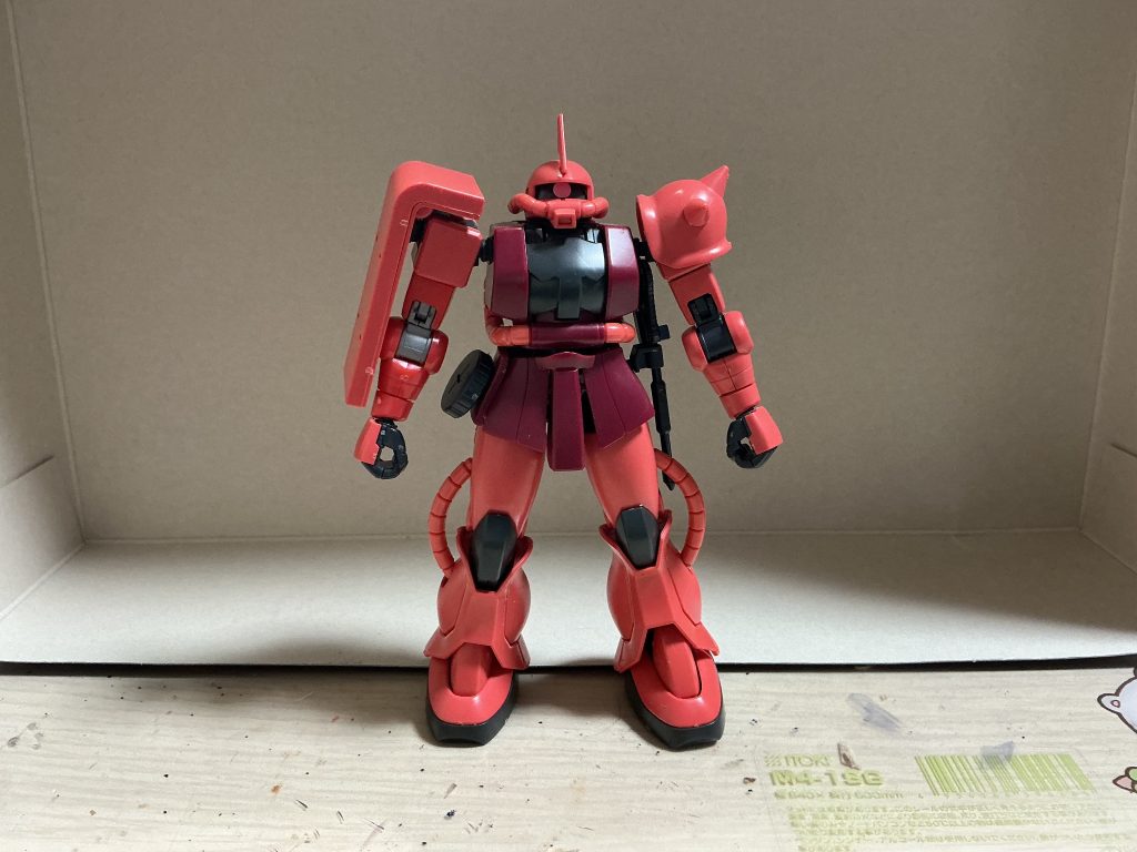 (再投稿)HG MS-06F-2ザクⅡF2 MS-06Sシャア専用ザクⅡ–3枚目/制作者：M.R